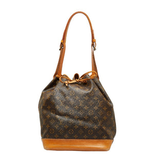 Louis Vuitton Monogram Noe Shoulder Bag Brown