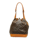 Louis Vuitton Monogram Noe Shoulder Bag Brown