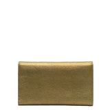 Chanel Coco Mark Leather Long Wallet