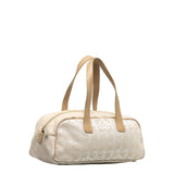Chanel New Travel Line Canvas Leather Handbag