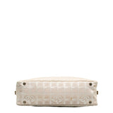 Chanel New Travel Line Canvas Leather Handbag