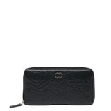 Chanel Coco Mark Camellia Lambskin Long Wallet