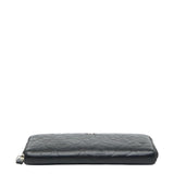 Chanel Coco Mark Camellia Lambskin Long Wallet