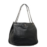 Chanel Coco Mark Punching Leather 2way Shoulder Bag