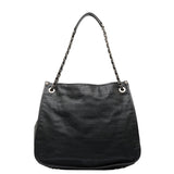 Chanel Coco Mark Punching Leather 2way Shoulder Bag