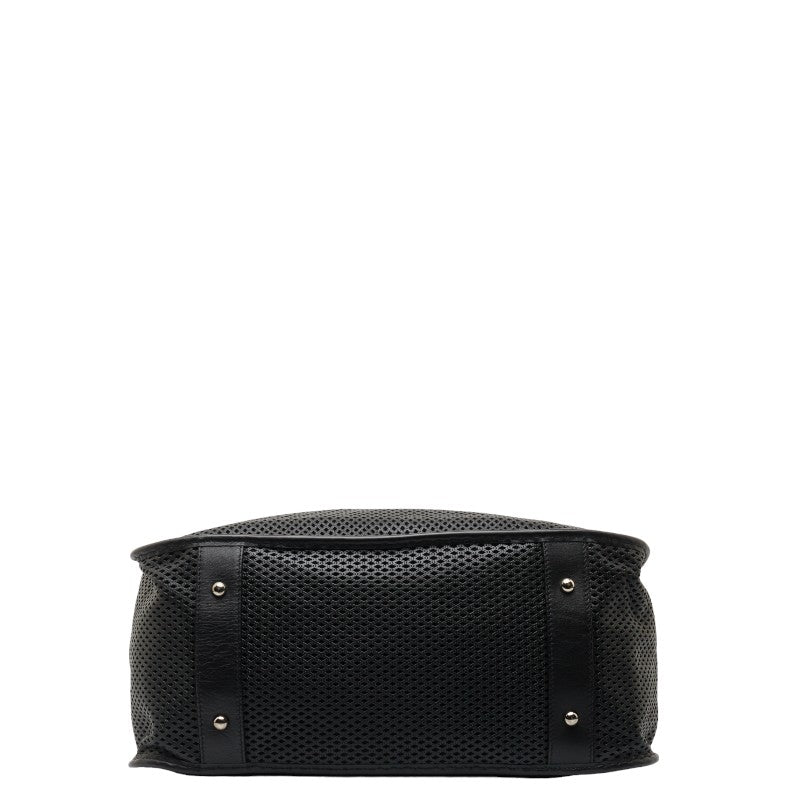 Chanel Coco Mark Punching Leather 2way Shoulder Bag