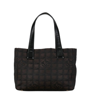 Chanel New Travel Line Nylon Leather Handbag