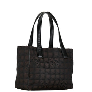 Chanel New Travel Line Nylon Leather Handbag
