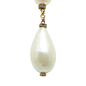 Chanel Large Pearl Rhinestone Necklace