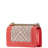 Chanel Boy Chanel Tweed Leather Shoulder Bag