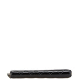 Chanel Coco Mark Matelassé Patent Leather Long Wallet