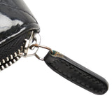 Chanel Coco Mark Matelassé Patent Leather Long Wallet
