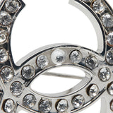 Chanel Metal Coco Mark Faux Pearl Brooch 07V