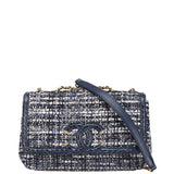Chanel CC Filigree Python Embossed Shoulder Bag