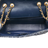 Chanel CC Filigree Python Embossed Shoulder Bag