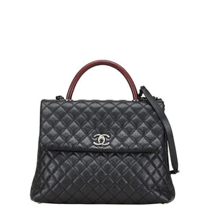 Chanel Coco Mark Matelasse Caviar Skin 2way bag