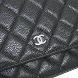 Chanel Timeless Classic Caviar Skin Chain Wallet
