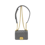 Chanel Boy Chanel Caviar Skin Shoulder Bag