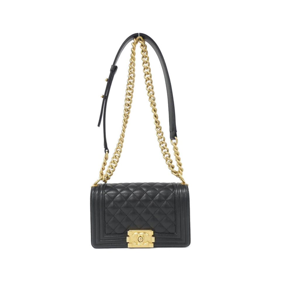 Chanel Boy Chanel Caviar Skin Shoulder Bag