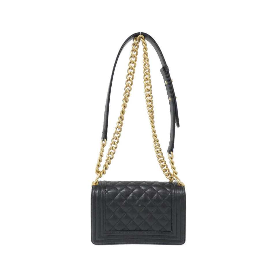 Chanel Boy Chanel Caviar Skin Shoulder Bag