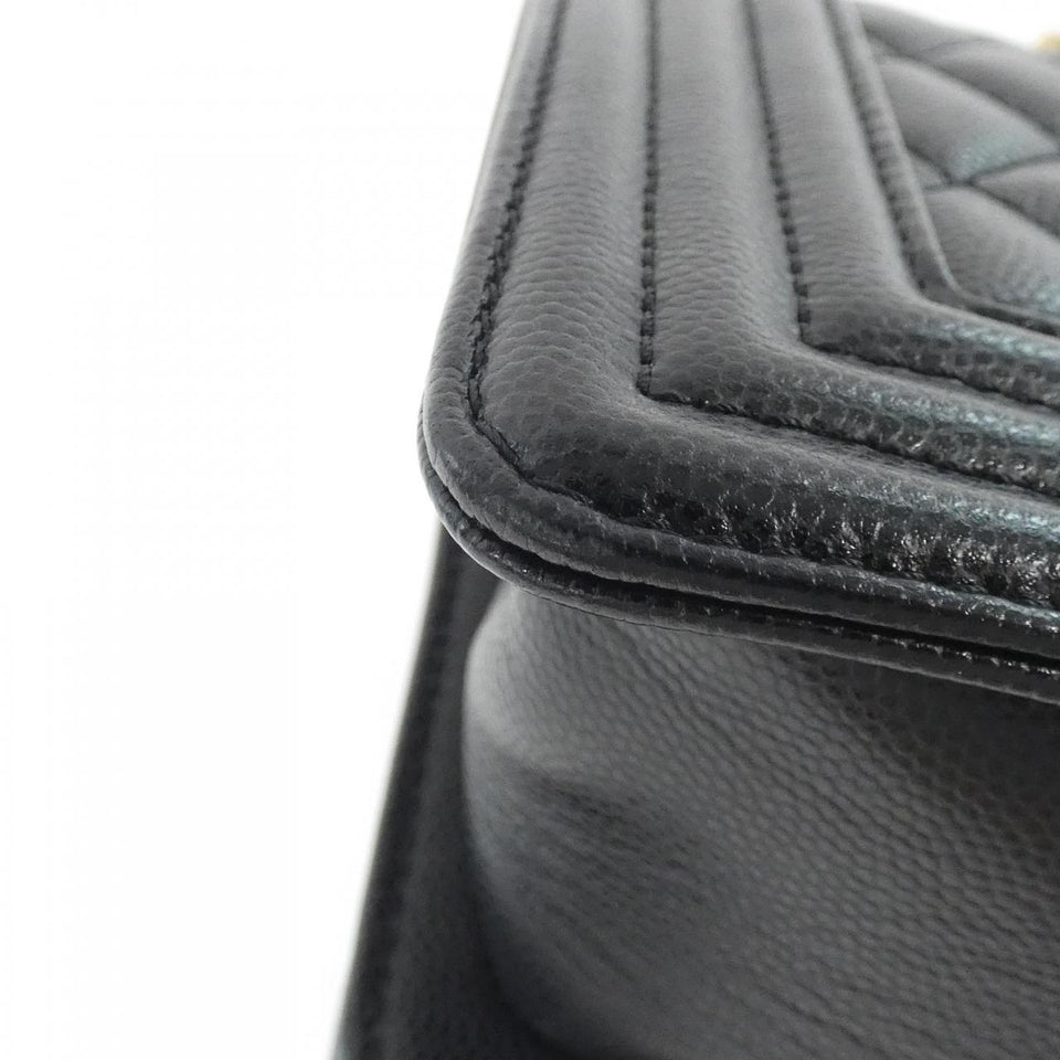 Chanel Boy Chanel Caviar Skin Shoulder Bag
