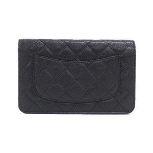 Chanel Timeless Classic Caviar Skin Chain Wallet