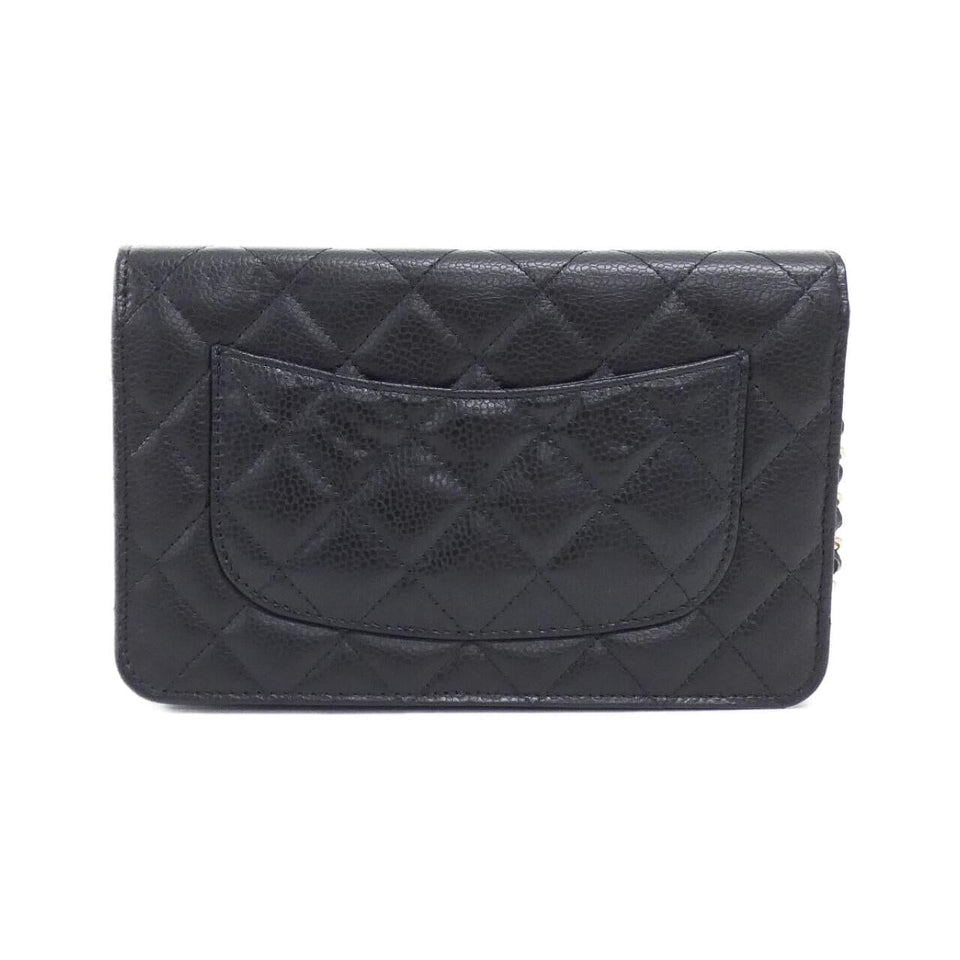 Chanel Timeless Classic Caviar Wallet on Chain
