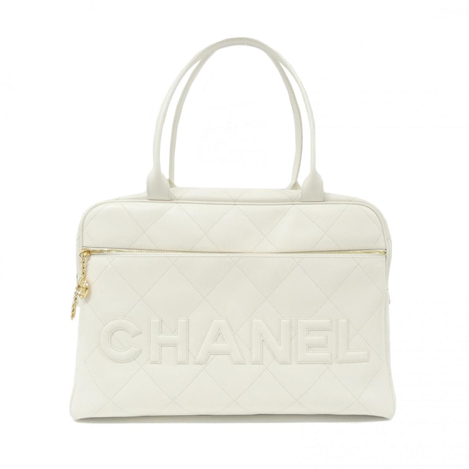 Chanel AS3718 Calf Boston Bag