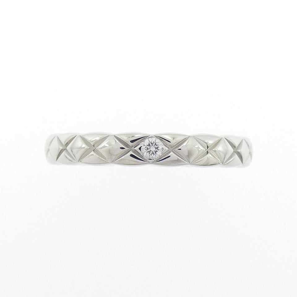 Chanel Coco Crush Platinum Diamond Ring Size 8.5