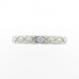 Chanel Coco Crush Platinum Diamond Ring Size 8.5