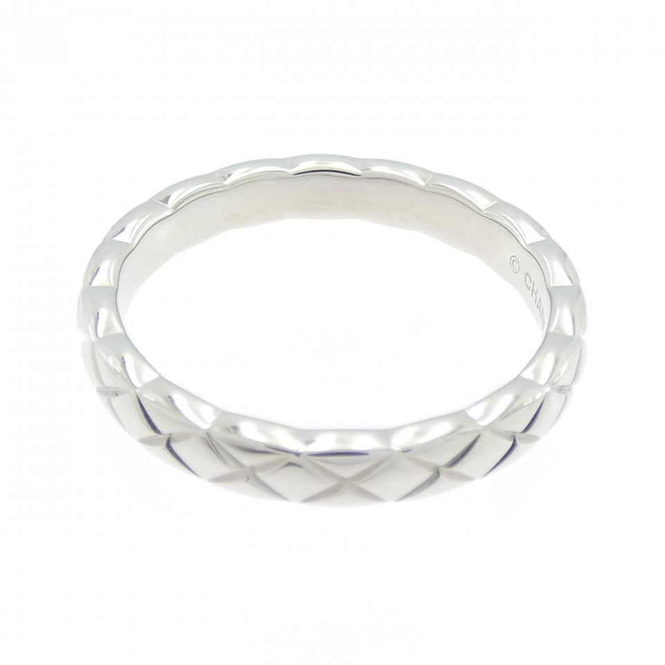 Chanel Coco Crush Platinum Diamond Ring Size 8.5