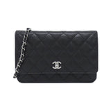 Chanel AP4241 Caviar Skin Wallet on Chain
