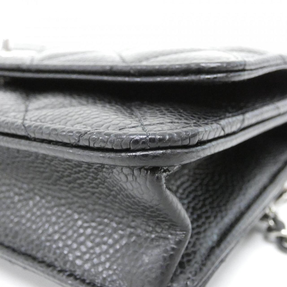 Chanel AP4241 Caviar Skin Wallet on Chain