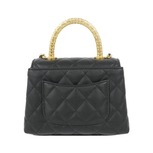 Chanel Coco Handle Chain Clutch Calf Chain Clutch