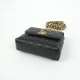 Chanel Coco Handle Chain Clutch Calf Chain Clutch