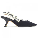Christian Dior KDC200TFL Fabric Ribbon Pumps