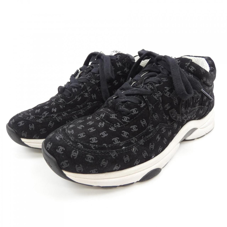 Chanel G39230X56653 Suede Calfskin Sneakers