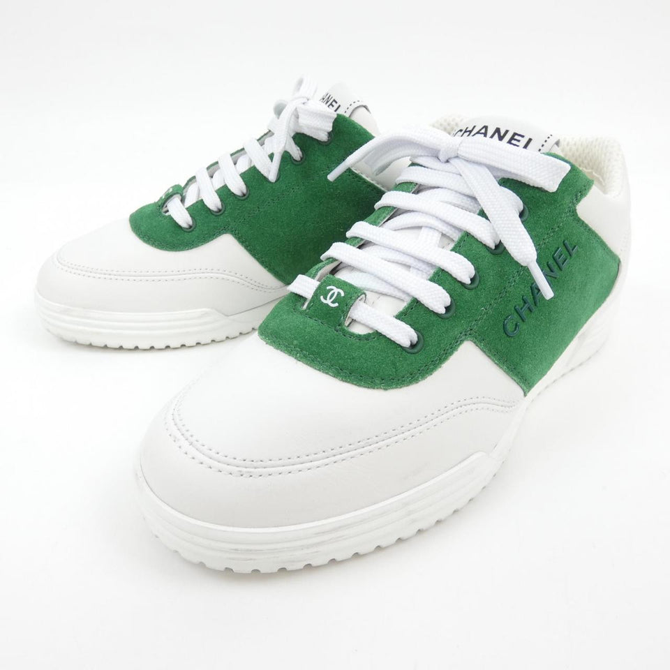 Chanel G45470B15160 Calfskin Suede Sneaker