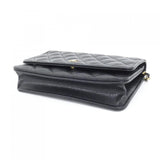 Chanel Timeless Classic Line Caviar Skin Chain Wallet