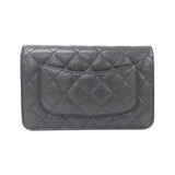 Chanel Timeless Classic Caviar Skin Chain Wallet