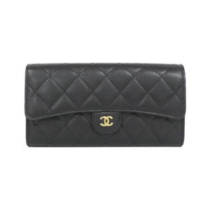 Chanel Timeless Classic Line Caviar Skin Long Wallet