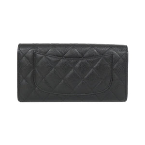 Chanel Timeless Classic Line Caviar Skin Long Wallet