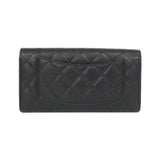 Chanel Timeless Classic Line Caviar Skin Long Wallet