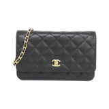 Chanel AP4241 Caviar Wallet on Chain