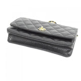 Chanel AP4241 Caviar Wallet on Chain