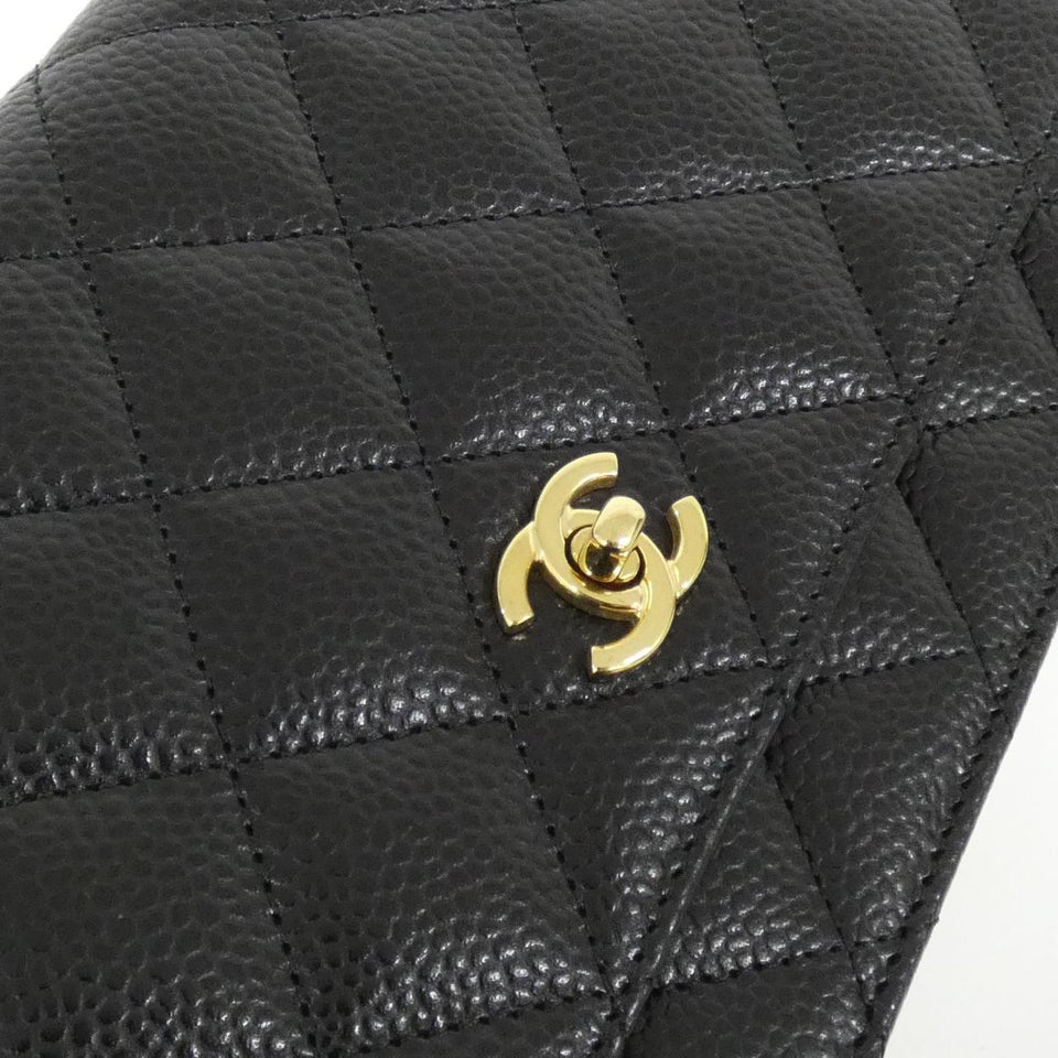 Chanel AP4241 Caviar Wallet on Chain