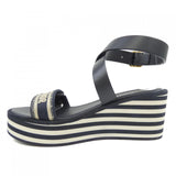Christian Dior Embroidery Cotton Sandals