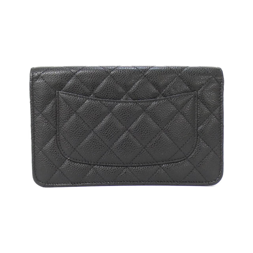 Chanel Timeless Classic Caviar Skin Wallet on Chain