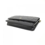 Chanel Timeless Classic Caviar Skin Wallet on Chain