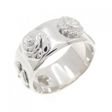 Chanel Three Symbols 750 White Gold Diamond Ring